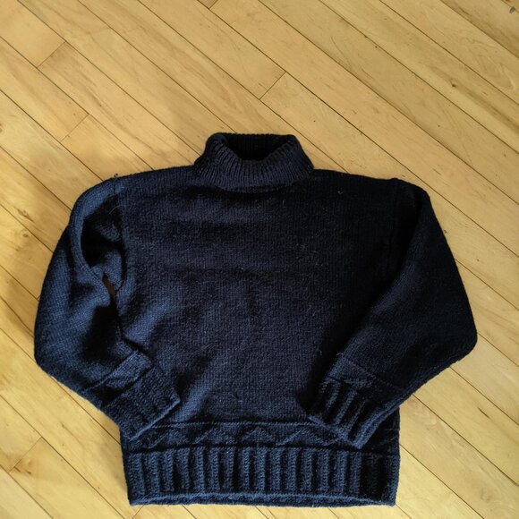 Navy Blue Turtleneck - Picture 1 of 3